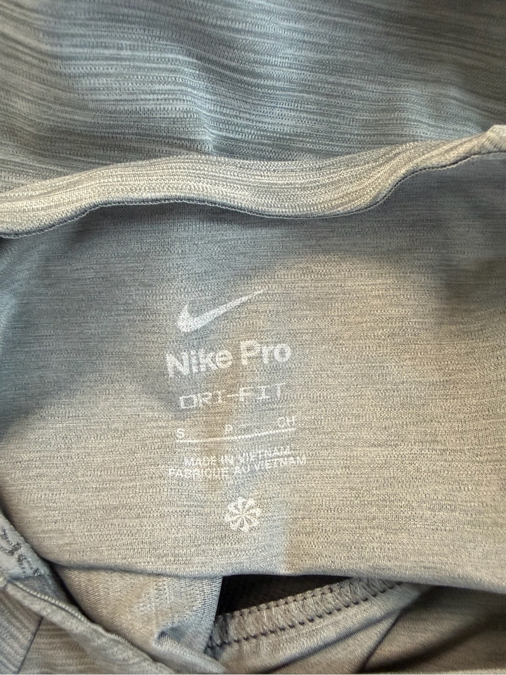 Nike Pro Women’s Size Small Dri-Fit Long Sleeve Cropped Top - Picture 6 of 8